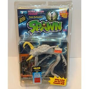 SPAWN VIOLATOR Action Figure Plus Special Edition Comic Book NEW IN BOX